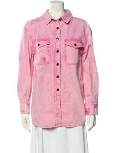 Pre-owned Retroféte Denim Jacket In Pink