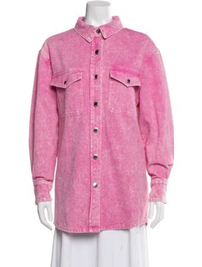 Pre-owned Retroféte Denim Jacket In Pink
