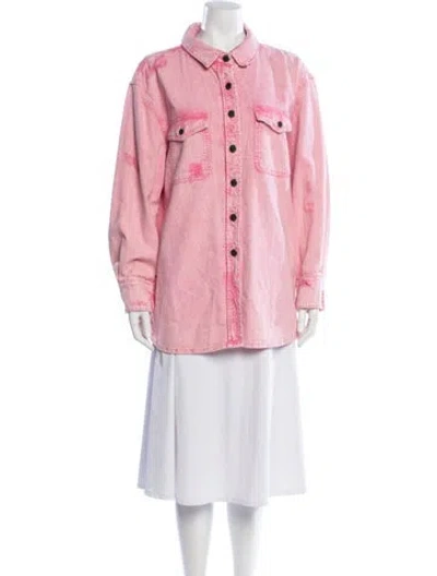 Pre-owned Retroféte Denim Jacket In Pink