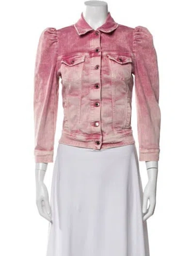 Pre-owned Retroféte Denim Jacket In Pink