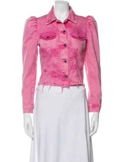 Pre-owned Retroféte Denim Jacket In Pink