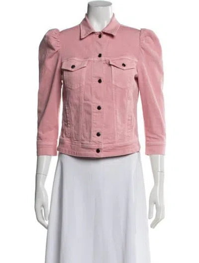 Pre-owned Retroféte Denim Jacket In Pink