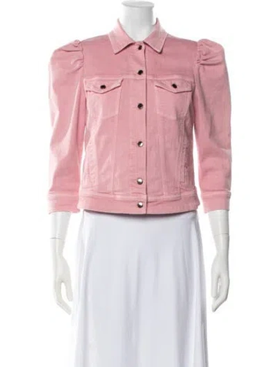 Pre-owned Retroféte Denim Jacket In Pink
