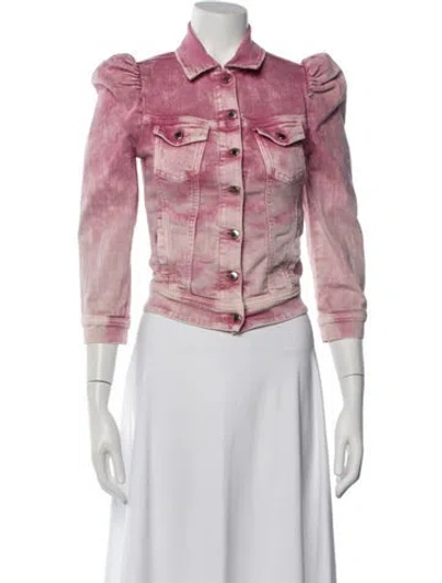 Pre-owned Retroféte Denim Jacket In Pink