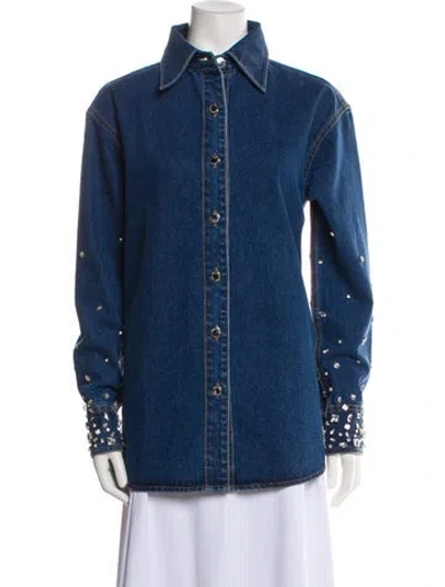 Pre-owned Retroféte Denim Jacket W/ Tags In Blue