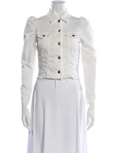 Pre-owned Retroféte Denim Jacket In White