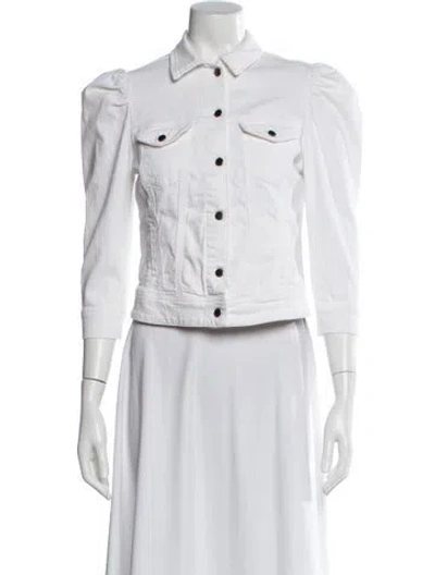 Pre-owned Retroféte Denim Jacket In White