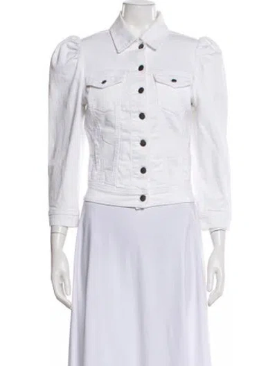 Pre-owned Retroféte Denim Jacket In White