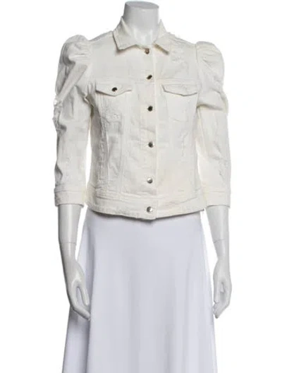Pre-owned Retroféte Denim Jacket In White