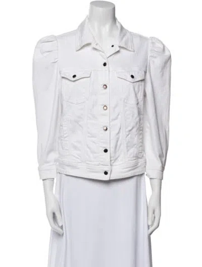 Pre-owned Retroféte Denim Jacket In White