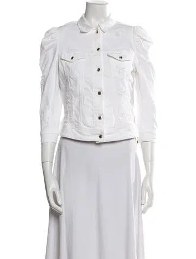 Pre-owned Retroféte Denim Jacket In White