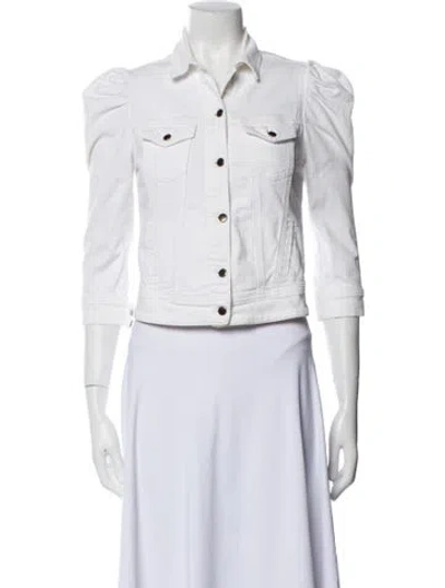 Pre-owned Retroféte Denim Jacket In White