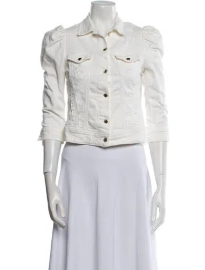 Pre-owned Retroféte Denim Jacket In White