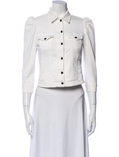 Pre-owned Retroféte Denim Jacket In White