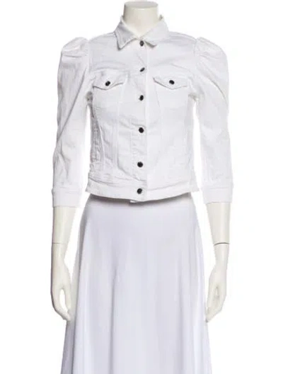 Pre-owned Retroféte Denim Jacket In White