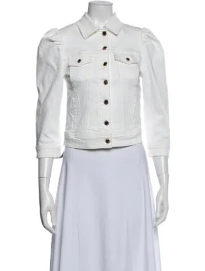Pre-owned Retroféte Denim Jacket In White