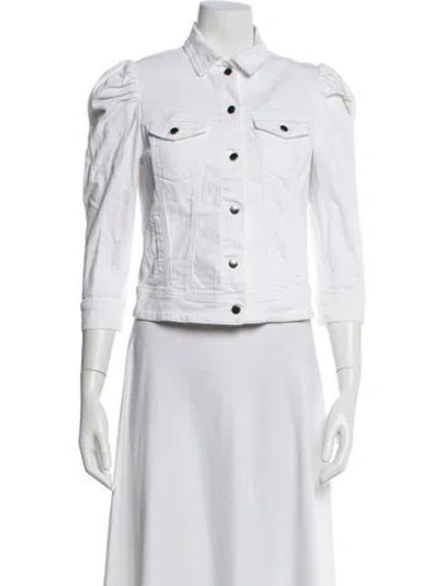 Pre-owned Retroféte Denim Jacket In White