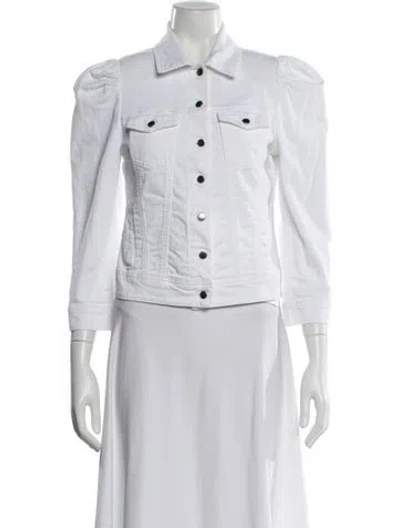 Pre-owned Retroféte Denim Jacket In White