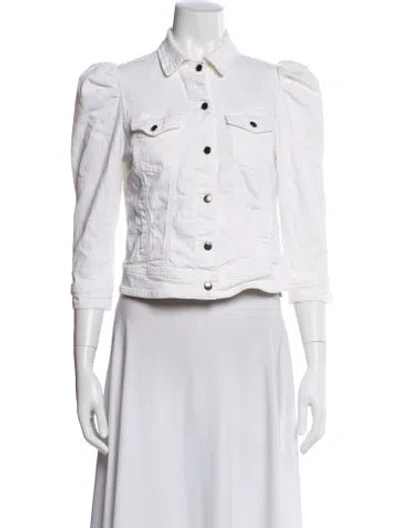 Pre-owned Retroféte Denim Jacket In White