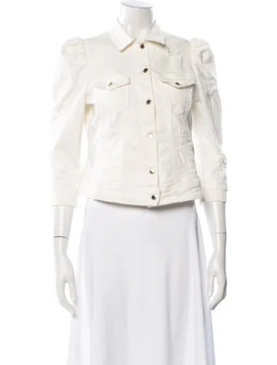 Pre-owned Retroféte Denim Jacket In White