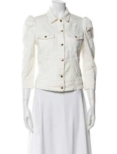 Pre-owned Retroféte Denim Jacket In White
