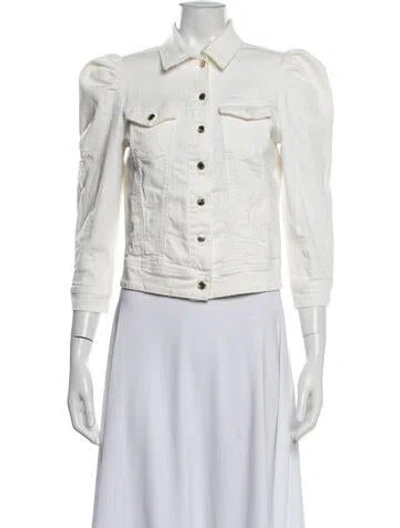 Pre-owned Retroféte Denim Jacket In White