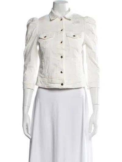 Pre-owned Retroféte Denim Jacket In White