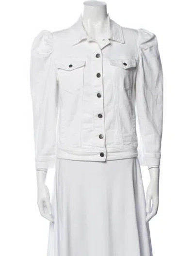 Pre-owned Retroféte Denim Jacket In White