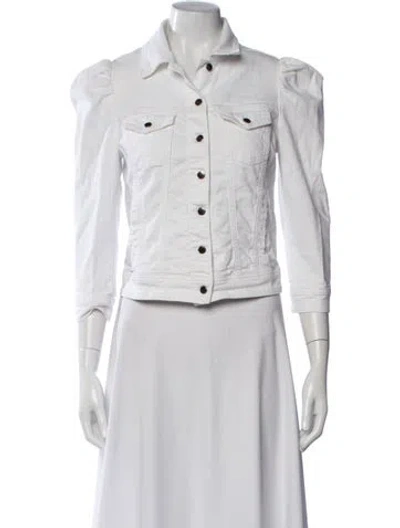 Pre-owned Retroféte Denim Jacket In White