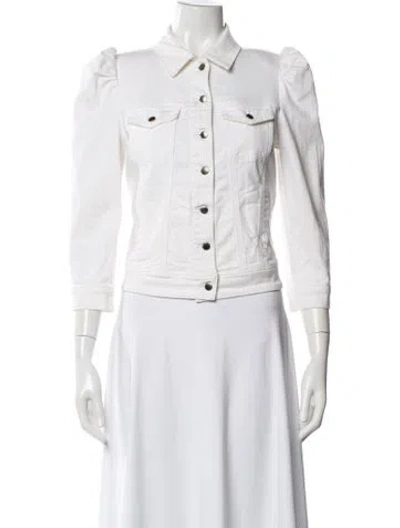 Pre-owned Retroféte Denim Jacket In White