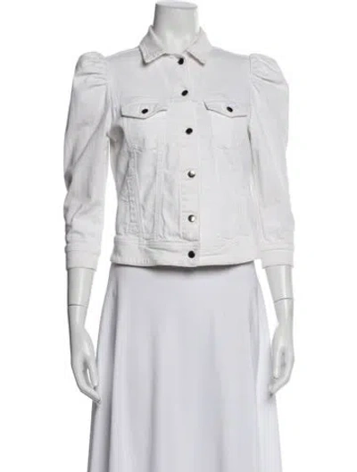 Pre-owned Retroféte Denim Jacket In White
