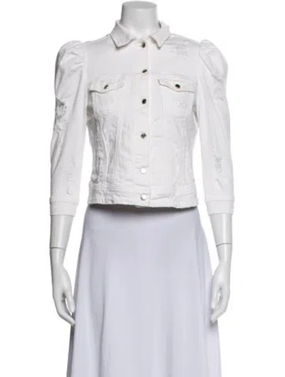 Pre-owned Retroféte Denim Jacket In White