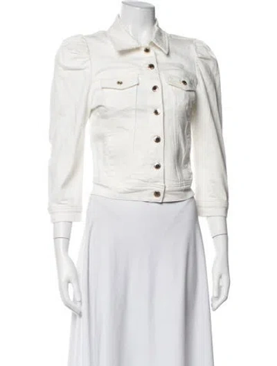 Pre-owned Retroféte Denim Jacket In White