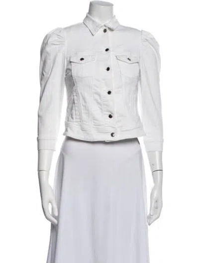 Pre-owned Retroféte Denim Jacket In White