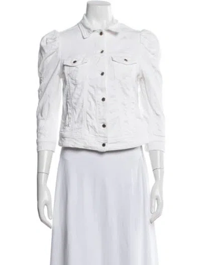 Pre-owned Retroféte Denim Jacket In White