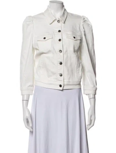Pre-owned Retroféte Denim Jacket In White