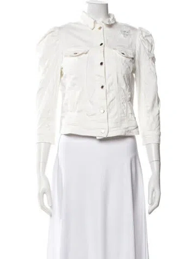 Pre-owned Retroféte Denim Jacket In White