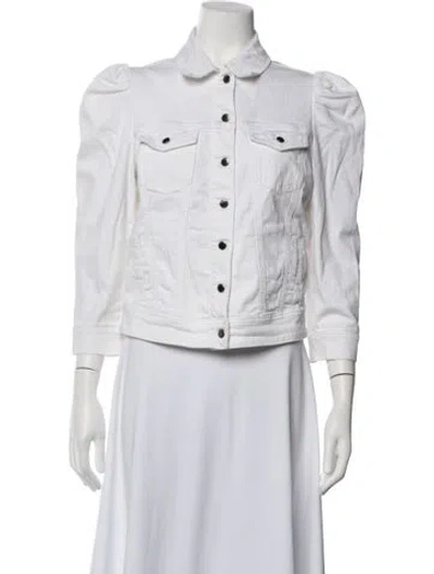 Pre-owned Retroféte Denim Jacket In White