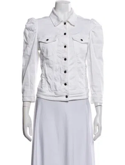 Pre-owned Retroféte Denim Jacket In White