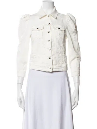 Pre-owned Retroféte Denim Jacket In White