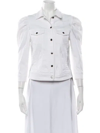 Pre-owned Retroféte Denim Jacket In White