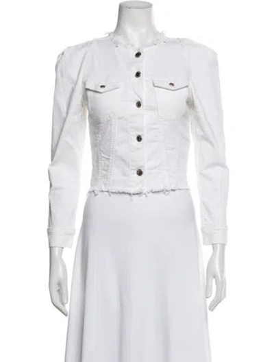 Pre-owned Retroféte Denim Jacket In White