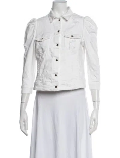 Pre-owned Retroféte Denim Jacket In White