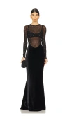 Retroféte Deryn Dress In Black