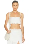 Retroféte Dextra Top In White