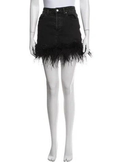 Pre-owned Retroféte Distressed Accents Mini Skirt In White