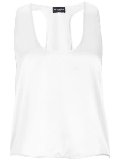 Retroféte Dori Sleeveless Top In White