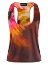 Retroféte Doris Sleeveless Top In Multi
