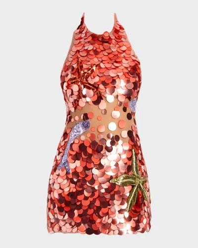 Retroféte Dorothy Sequined Mini Dress