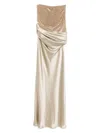 Retroféte Alexandra Gown In Beige